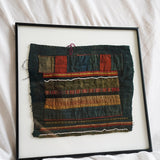 Ahkaya Vintage Hill Tribe Hand Embroidered Textile Wall Art