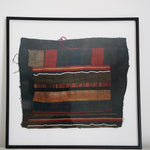 Ahkaya Vintage Hill Tribe Hand Embroidered Textile Wall Art