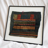 Ahkaya Vintage Hill Tribe Hand Embroidered Textile Wall Art