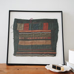 Ahkaya Vintage Hill Tribe Hand Embroidered Textile Wall Art