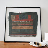 Ahkaya Vintage Hill Tribe Hand Embroidered Textile Wall Art