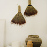 Nika Natural Grass Hand Broom | CallaForma  Edit alt text